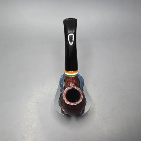 Peterson 2026 St Patrick's Day 230 Sandblasted Bent Billiard Briar Pipe, New - Image 10