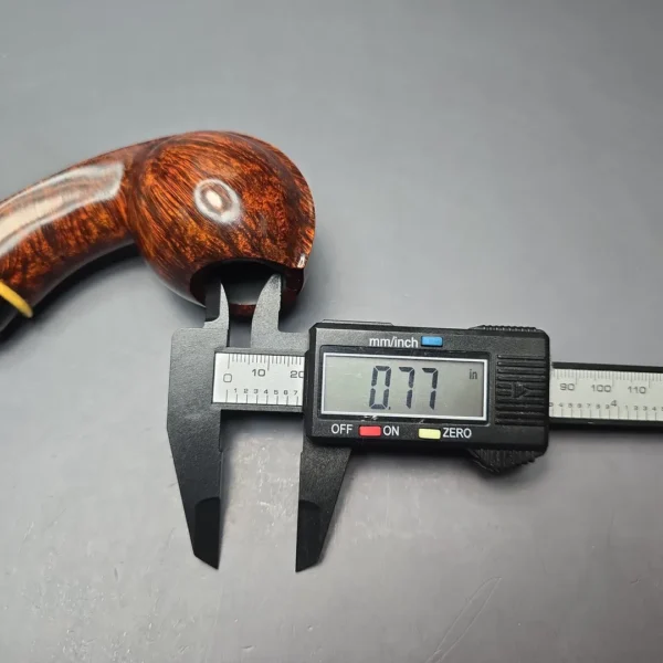 MBSD Briars Modern Masters 2 Smooth Blowfish w/ Boxwood Handmade Briar Pipe, New - Image 13