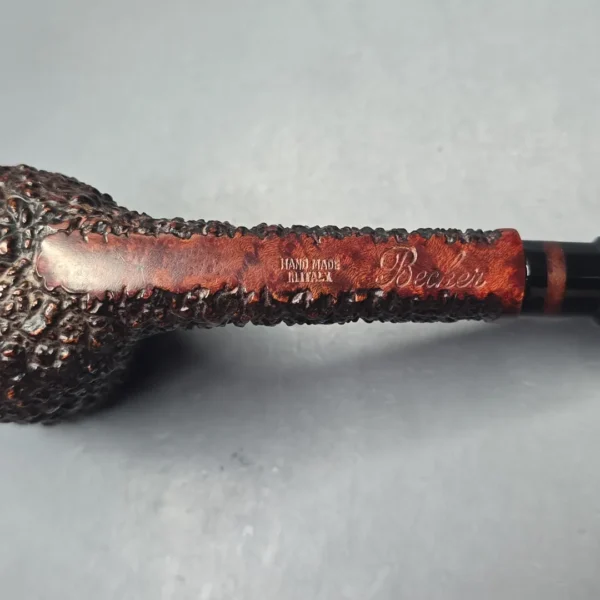 Paolo Becker (c.1980s-1990s) Partially Rusticated Lovat Estate Briar Pipe, Italian Estates - Image 5