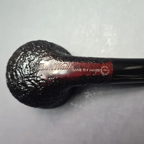 Ben Wade (Peter Wilson) Sandblasted Pot Estate Briar Pipe, Unsmoked - Image 11