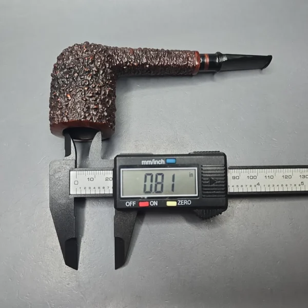 Paolo Becker (c.1980s-1990s) Partially Rusticated Lovat Estate Briar Pipe, Italian Estates - Image 3