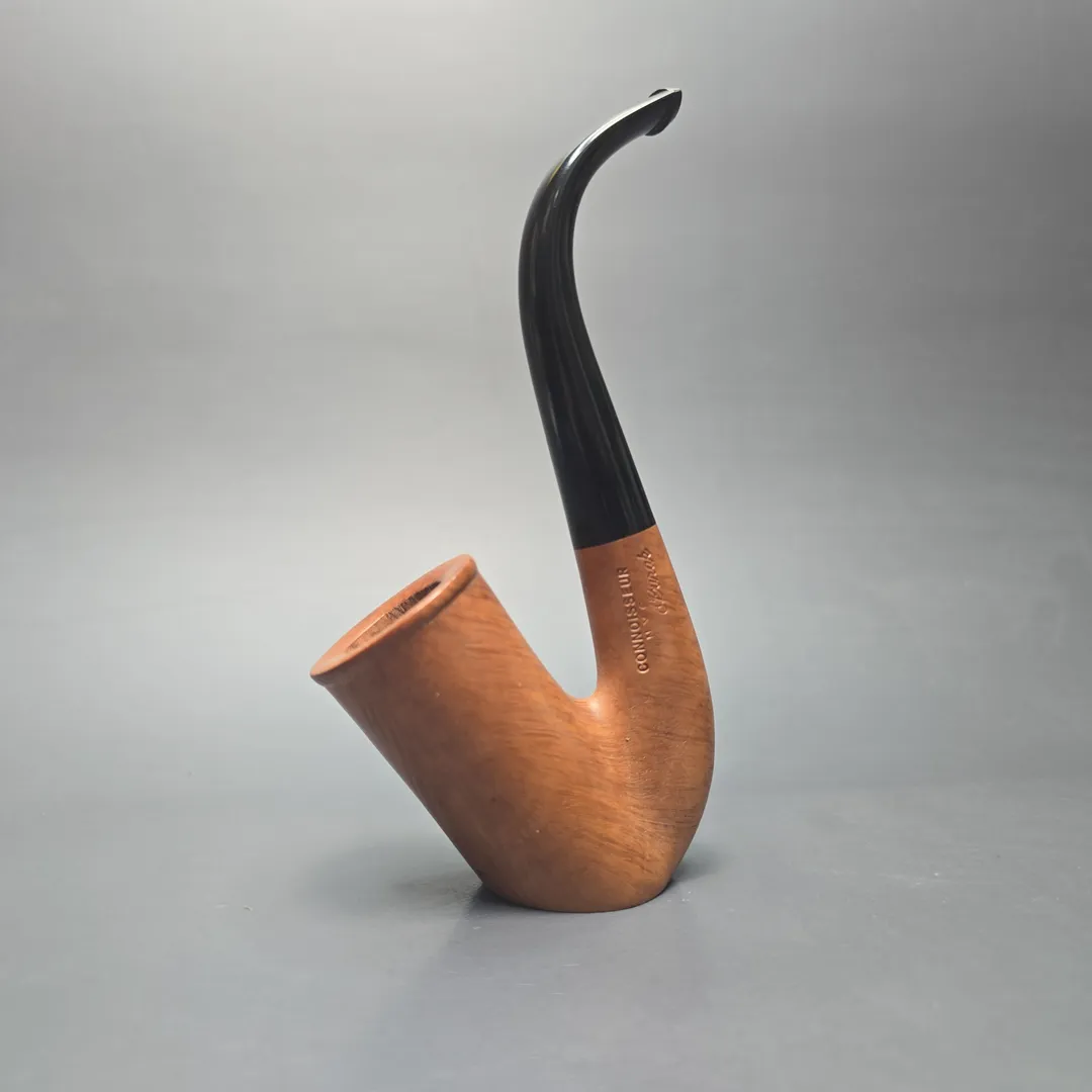 Ed Burak Connoisseur Smooth Saxophone Sitter Estate Briar Pipe, Unsmoked - Image 2
