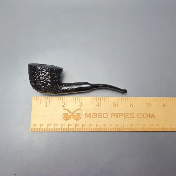 Ben Wade (Peter Wilson) Sandblasted Pot Estate Briar Pipe, Unsmoked - Image 12