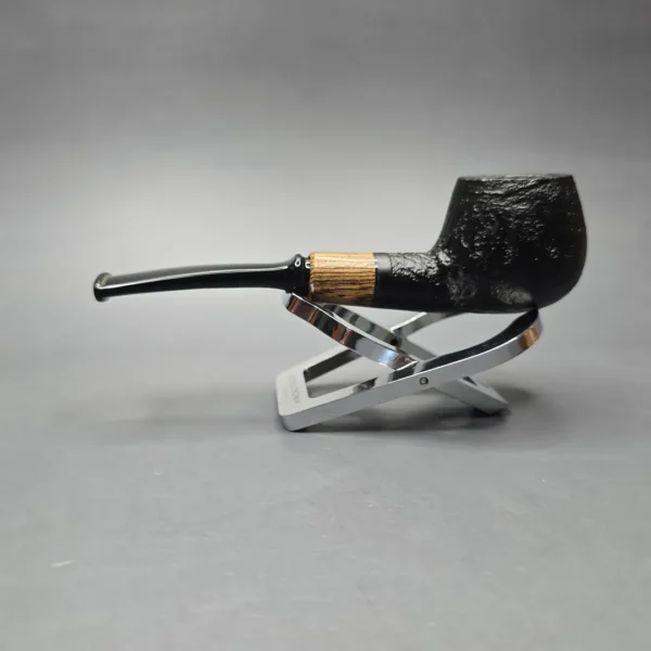 MBSD Briars by Piero Vitale Black Sandblasted Author with Olivewood (New) - Image 4