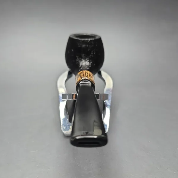 MBSD Briars by Piero Vitale Black Sandblasted Author with Olivewood (New) - Image 5