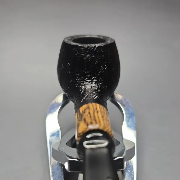 MBSD Briars by Piero Vitale Black Sandblasted Author with Olivewood (New) - Image 6