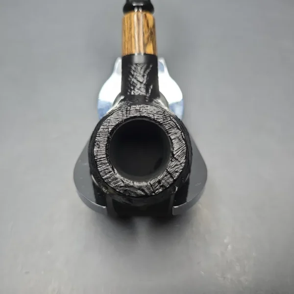 MBSD Briars by Piero Vitale Black Sandblasted Author with Olivewood (New) - Image 7