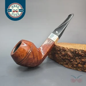 Peterson (1990) Sherlock Holmes Smooth Bulldog with Silver (Estate)
