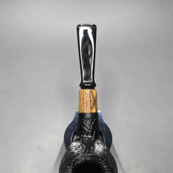 MBSD Briars by Piero Vitale Black Sandblasted Author with Olivewood (New) - Image 8