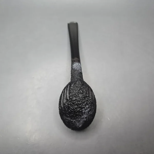 Pipe Tristan Ammonite Rusticated "Osric" Cutty Estate Briar Pipe, French Estates - Image 10