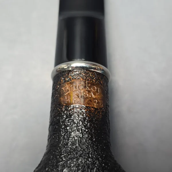 Buckeye Hand Made Sandblasted Pot w/ Nickel, Briar Pipe, New - Image 10