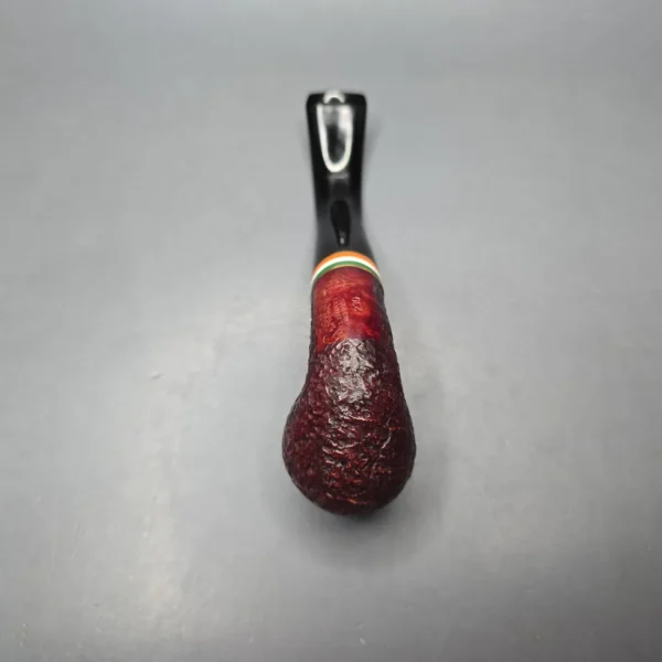 Peterson 2026 St Patrick's Day 230 Sandblasted Bent Billiard Briar Pipe, New - Image 5