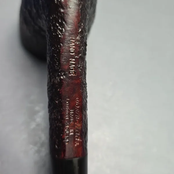 Ben Wade (Peter Wilson) XL Sandblasted Stack Dublin Estate Briar Pipe, Unsmoked - Image 11