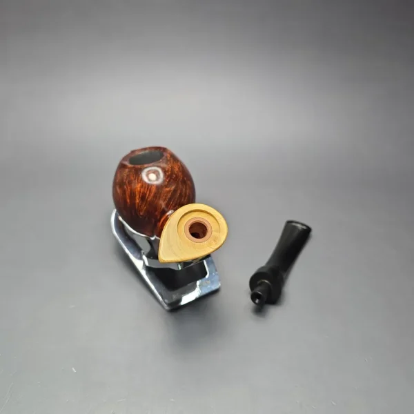 MBSD Briars Modern Masters 2 Smooth Blowfish w/ Boxwood Handmade Briar Pipe, New - Image 14