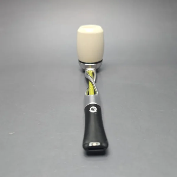 Falcon Shillelagh Green w/ MBSD Meerschaum Stack Block Meerschaum Bowl Pipe, New - Image 10