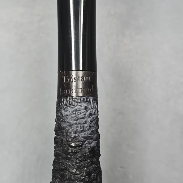 Pipe Tristan Ammonite Rusticated "Osric" Cutty Estate Briar Pipe, French Estates - Image 11