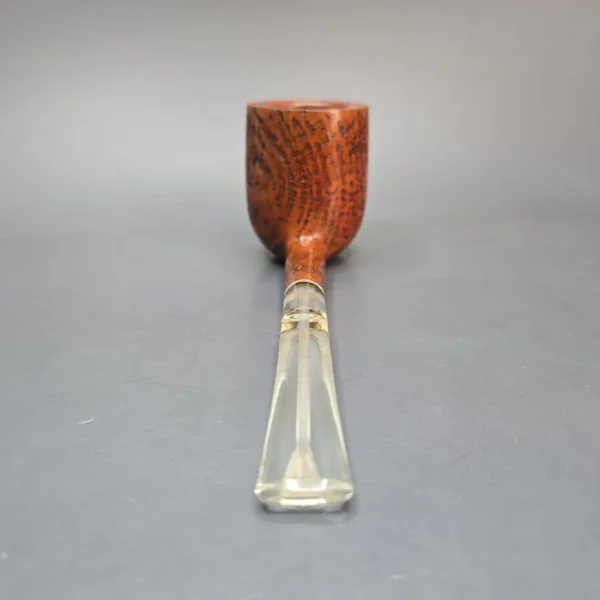 GBD Pre-1980s Granitan Colossus 9662 Sandblasted Billiard w/ Perspex Estate Briar Pipe, Unsmoked - Image 5