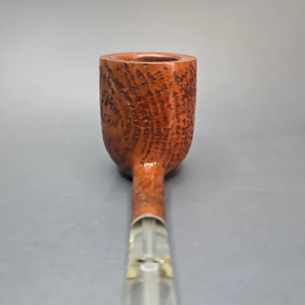 GBD Pre-1980s Granitan Colossus 9662 Sandblasted Billiard w/ Perspex Estate Briar Pipe, Unsmoked - Image 6