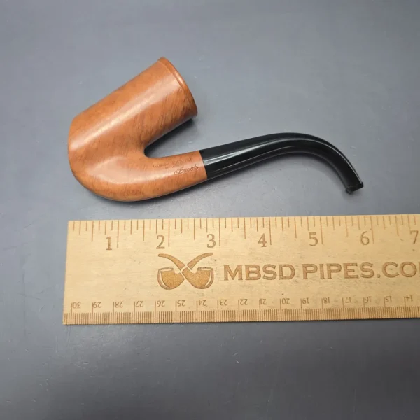 Ed Burak Connoisseur Smooth Saxophone Sitter Estate Briar Pipe, Unsmoked - Image 12