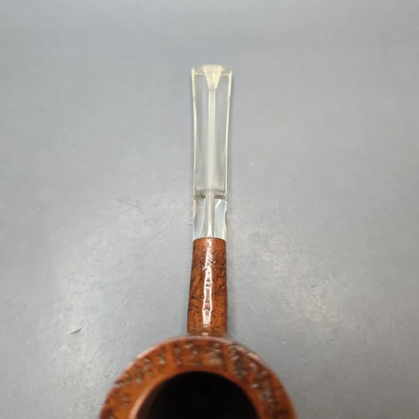 GBD Pre-1980s Granitan Colossus 9662 Sandblasted Billiard w/ Perspex Estate Briar Pipe, Unsmoked - Image 8