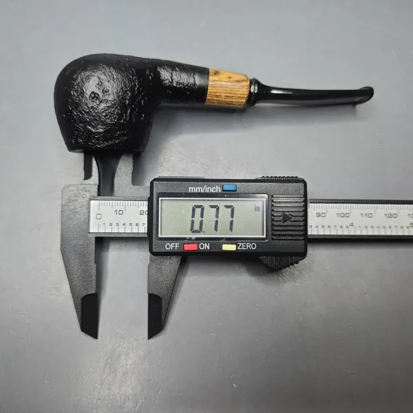 MBSD Briars by Piero Vitale Black Sandblasted Author with Olivewood (New) - Image 13
