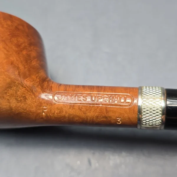 James Upshall P Grade Group 3 Smooth Prince w/ Silver Estate Briar Pipe, Unsmoked - Image 10