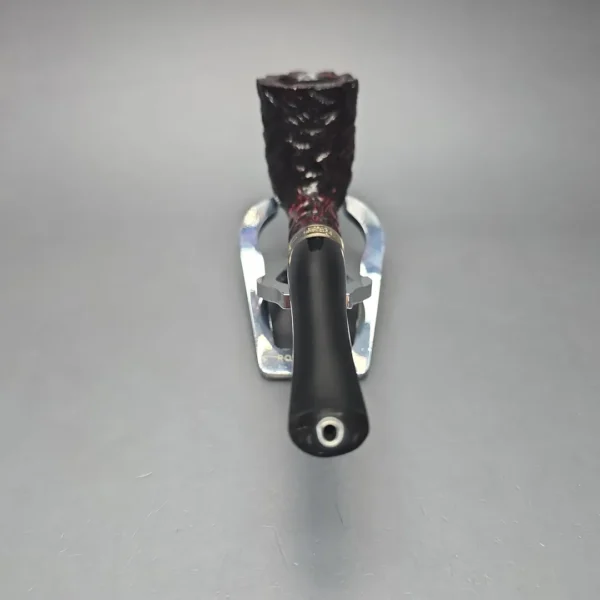 Peterson Cobble 120 Rusticated & Sandblasted Dublin w/ Silver Briar Pipe, New - Image 5