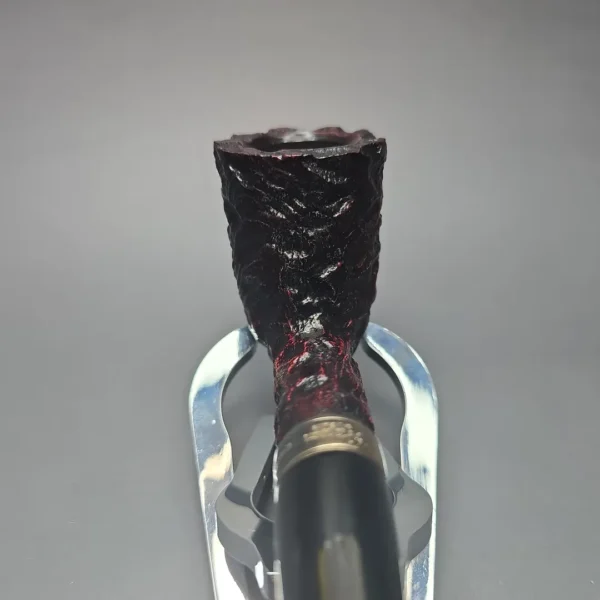 Peterson Cobble 120 Rusticated & Sandblasted Dublin w/ Silver Briar Pipe, New - Image 6