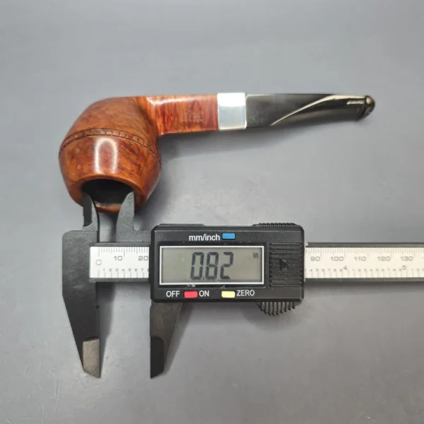 Peterson (1990) Sherlock Holmes Smooth Bulldog with Silver (Estate) - Image 15