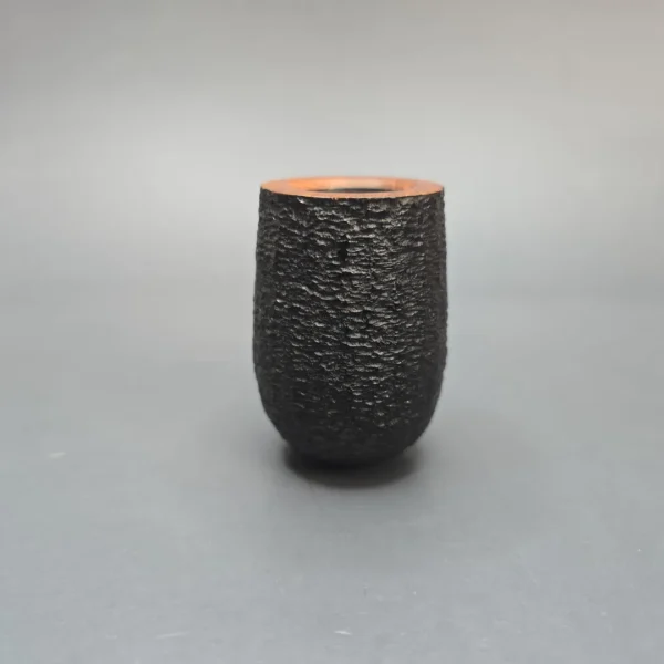 Fader's (by Savinelli) Large Partially Rusticated Billiard with Brass (6mm) (Estate) - Image 3