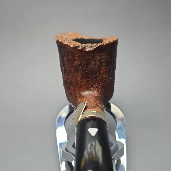 Bonfiglioli 2011 Free Form Sandblasted Dublin w/ Silver Estate Briar Pipe, Italian Estates - Image 7