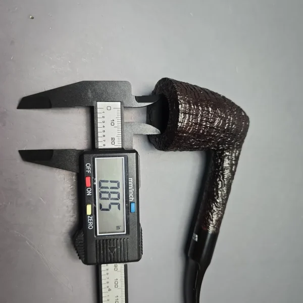 Ben Wade (Peter Wilson) XL Sandblasted Stack Dublin Estate Briar Pipe, Unsmoked - Image 13