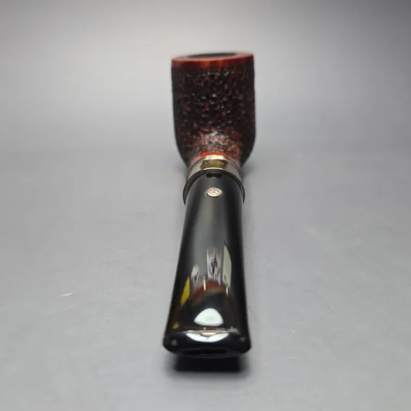 Mastro de Paja Unica Commissioner Rusticated Billiard with Silver (9mm) (Unsmoked Estate) - Image 6