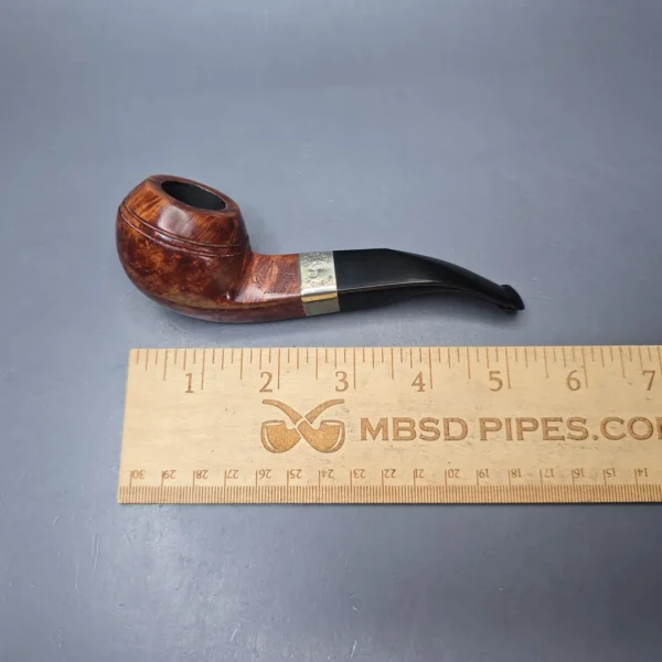 Peterson Aran Nickel Mounted 80s Smooth Bulldog Estate Briar Pipe, Irish Estates - Image 13