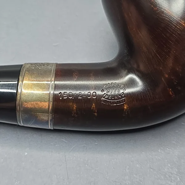 Peterson 160th Anniversary Pat. B Dark Smooth Bent Billiard Briar Pipe, New - Image 13