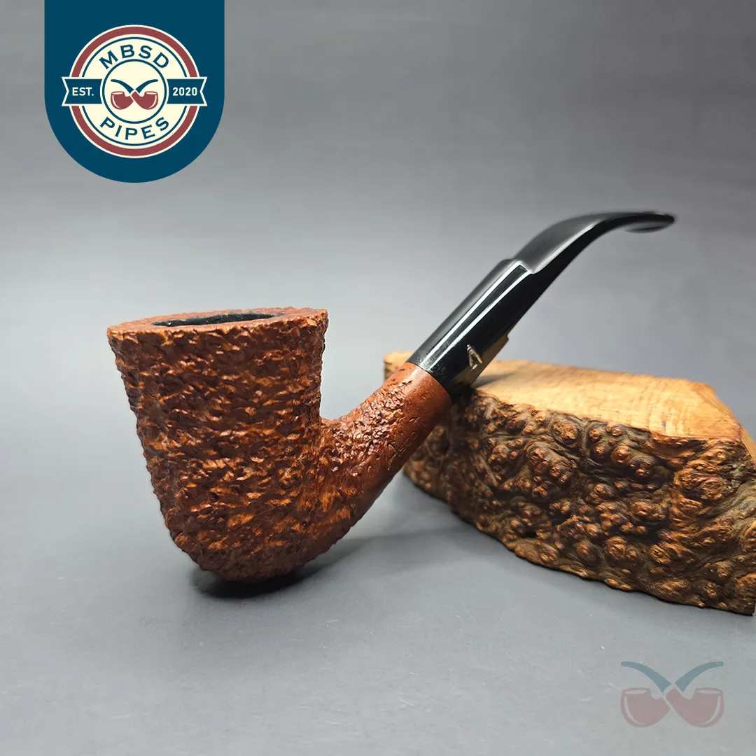 Ascorti Business Rusticated Dublin Estate Briar Pipe, Italian Estates