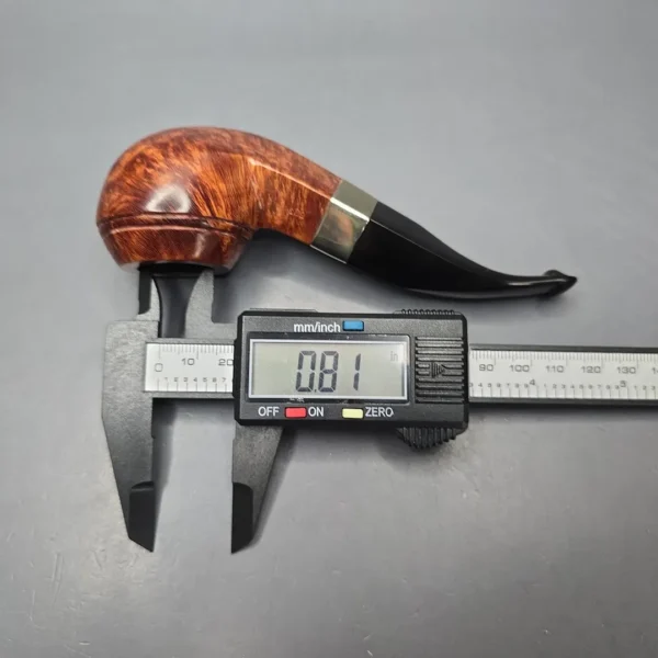 Peterson Aran Nickel Mounted 80s Smooth Bulldog Estate Briar Pipe, Irish Estates - Image 14