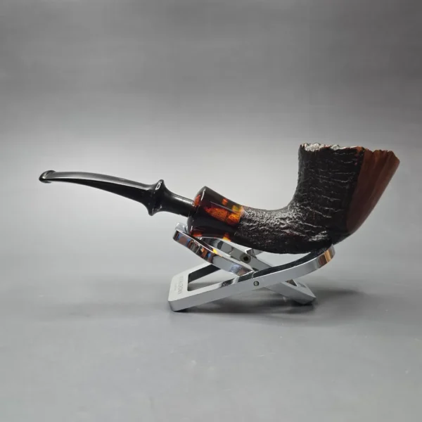 Stanwell (c.1980s) Antique 126 Partially Sandblasted Dublin Estate Briar Pipe, Danish Estates - Image 4