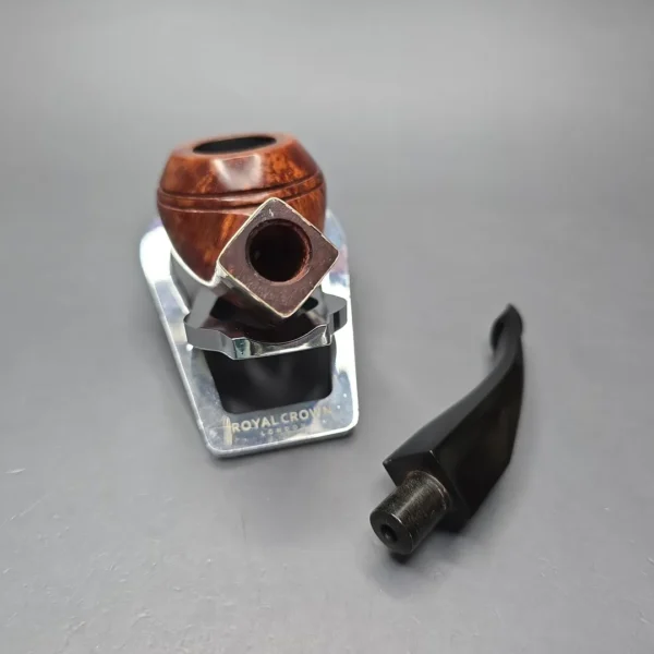 Peterson Aran Nickel Mounted 80s Smooth Bulldog Estate Briar Pipe, Irish Estates - Image 15