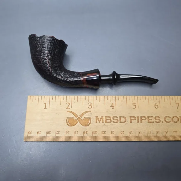 Stanwell (c.1980s) Antique 126 Partially Sandblasted Dublin Estate Briar Pipe, Danish Estates - Image 12