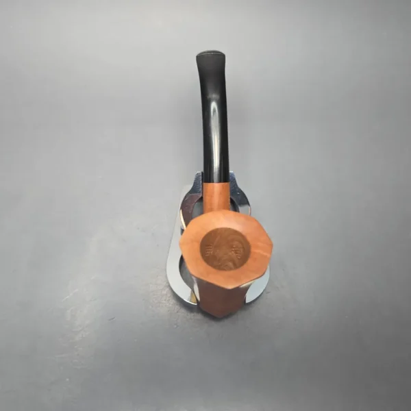 Ed Burak Connoisseur Smooth Panel Calabash Stack Estate Briar Pipe, Unsmoked - Image 10