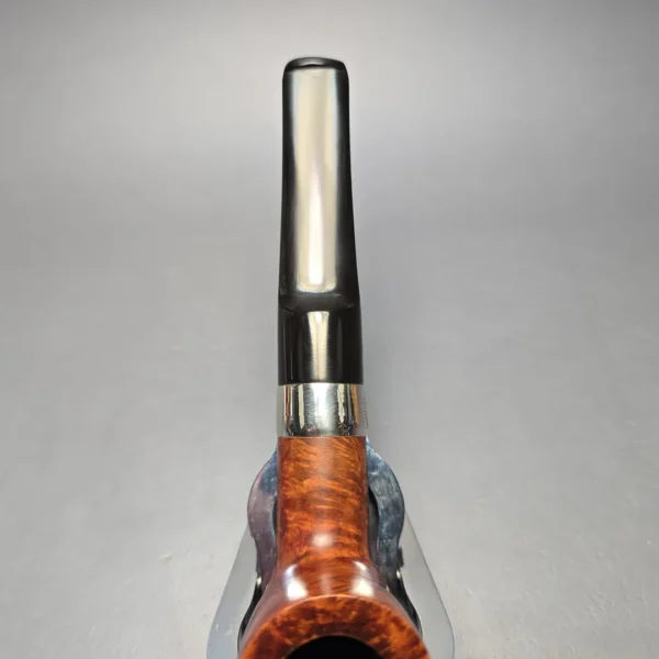 Peterson 2002 St. Patrick's Day A4 Smooth Dublin w/ Nickel Estate Briar Pipe, Irish Estates - Image 8