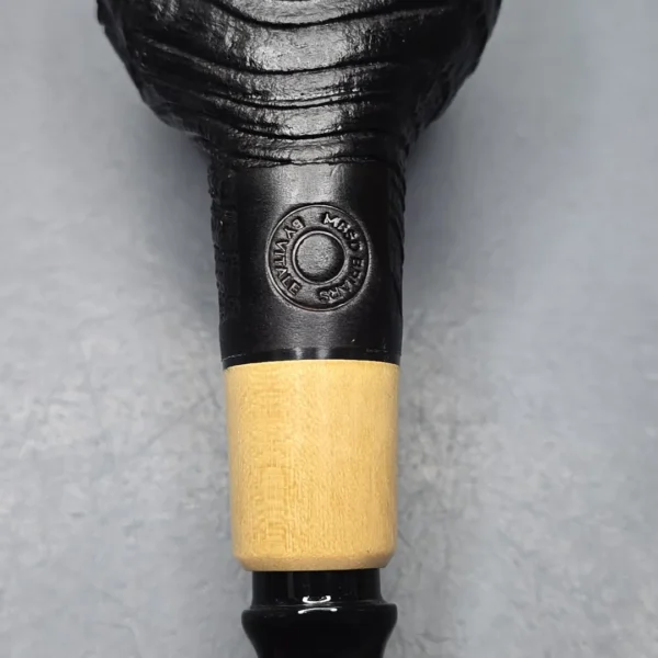 MBSD Briars By Piero Vitale Vintage Sandblasted Author w/ Boxwood, Briar Pipe, New - Image 11
