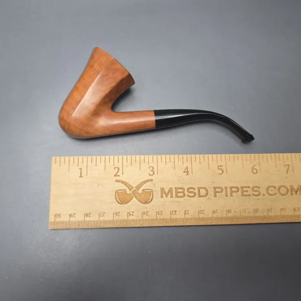 Ed Burak Connoisseur Smooth Panel Calabash Stack Estate Briar Pipe, Unsmoked - Image 12