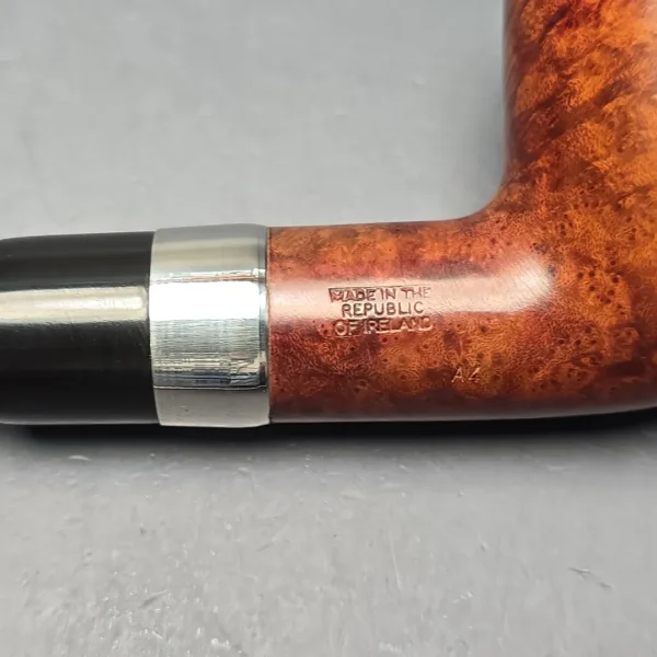 Peterson 2002 St. Patrick's Day A4 Smooth Dublin w/ Nickel Estate Briar Pipe, Irish Estates - Image 12
