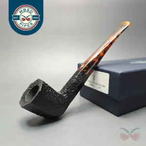 Savinelli Ottagono Long II Sandblasted Panel Dublin Briar Pipe, New, 6mm