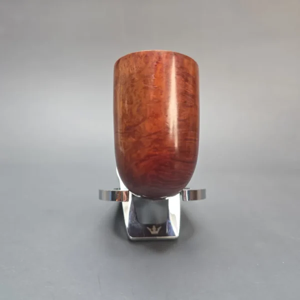Peterson (1998) Sherlock Holmes Rathbone Smooth Bent Billiard with Silver (Estate) - Image 3
