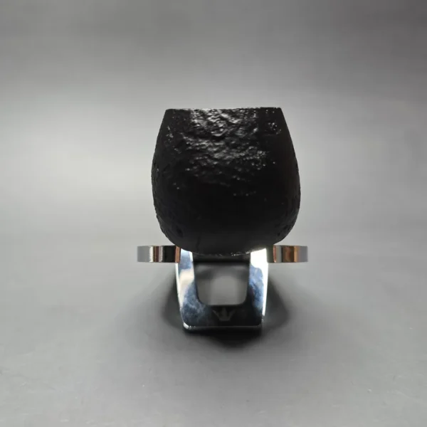 MBSD Briars By Piero Vitale Black Sandblasted Author w/ Olivewood, Briar Pipe, New - Image 3