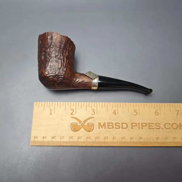 Bonfiglioli 2011 Free Form Sandblasted Dublin w/ Silver Estate Briar Pipe, Italian Estates - Image 13
