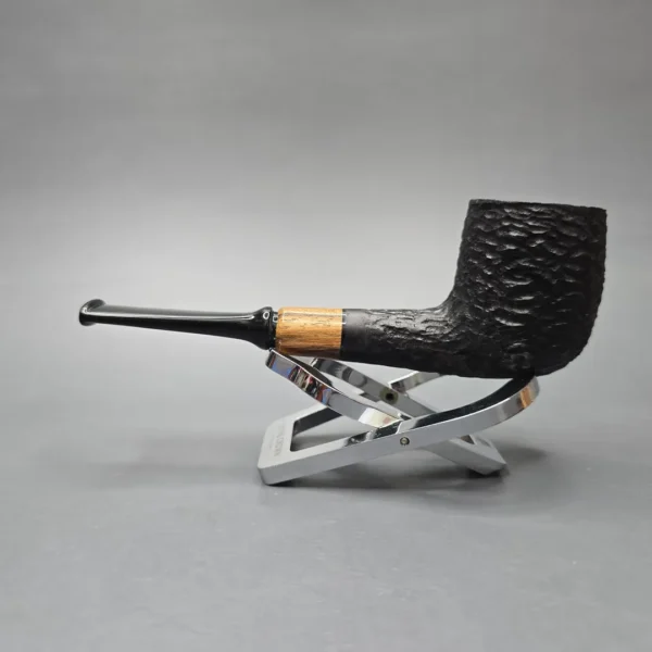 MBSD Briars by Piero Vitale Black Rusticated Billiard with Olivewood (New) - Image 4